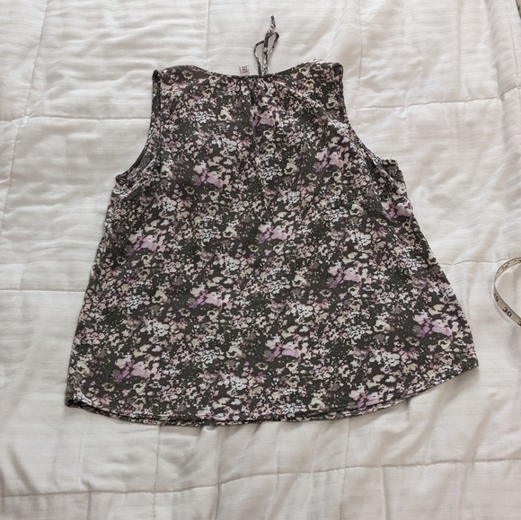 SONOMA sleeveless top with a v-neck and tie size Petite Medium - Picture 8 of 8